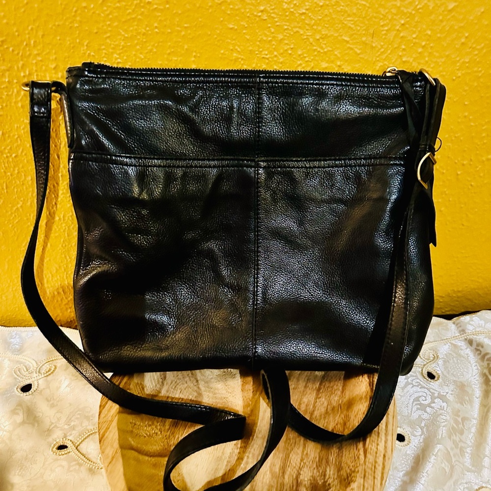 Margot Black Crossbody Bag with Sleek Minimalist Design